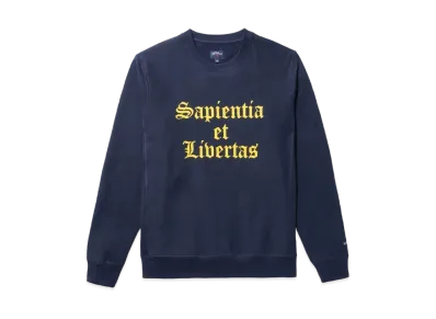 Noah Knowledge Crewneck "Navy"