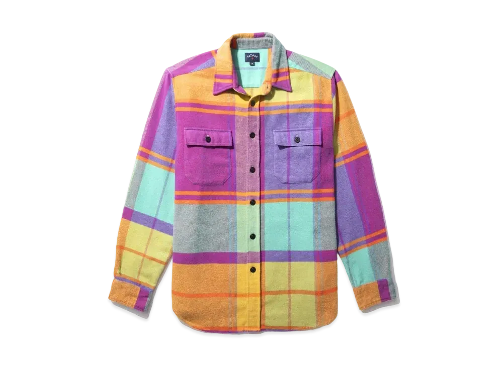 Noah Heavyweight Bright Plaid Flannel "Multi"
