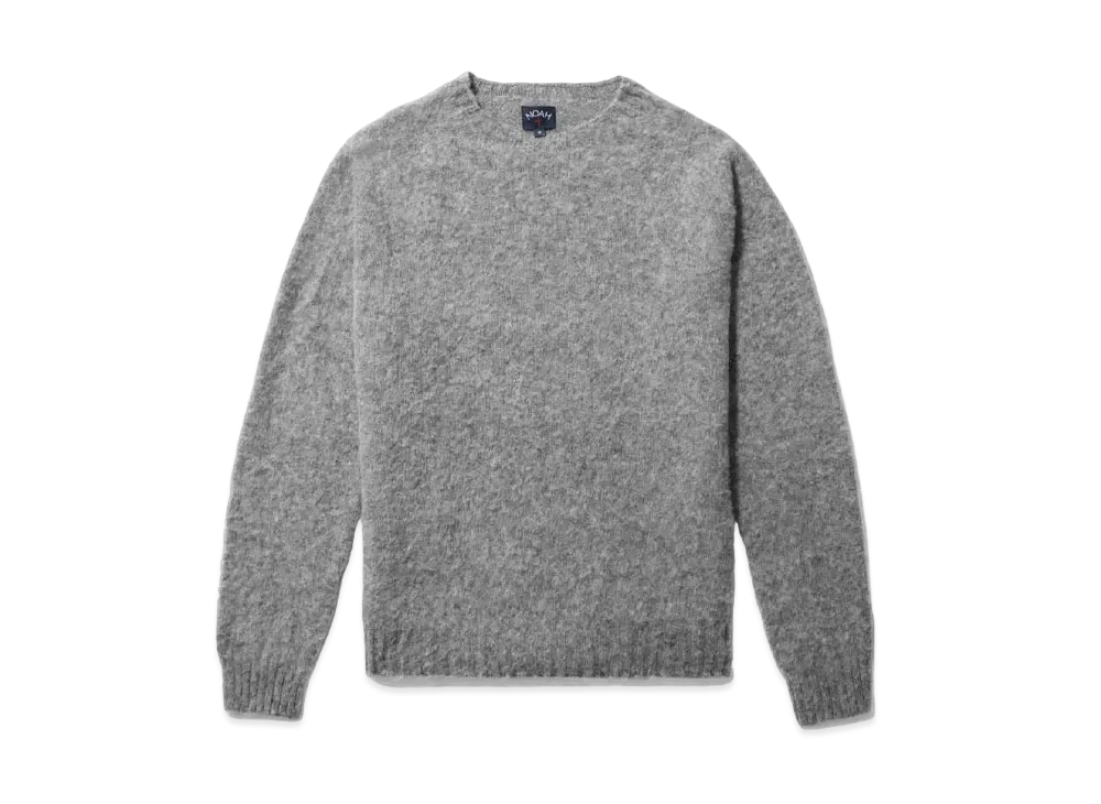 Noah Cross Country Shetland Sweater "Ice Sea"