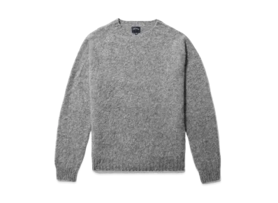 Noah Cross Country Shetland Sweater "Ice Sea"