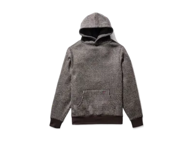 Noah Wool Knit Snaps Hoodie "Tartan"