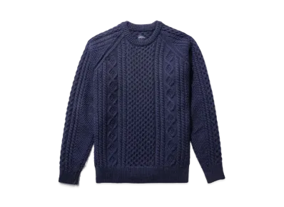 Noah Fisherman Sweater "Midnight Navy"