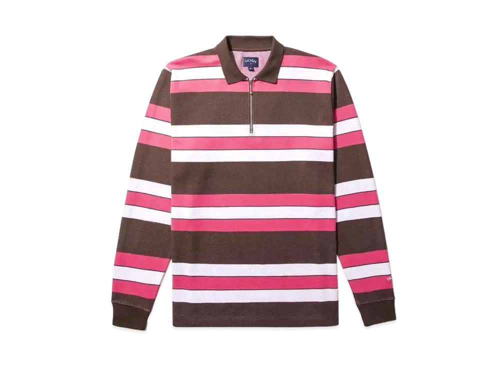 Noah ストライプ長袖ポロシャツ　ミンジ アディダス オリジナルス - Noah X Adidas Originals ロングスリーブ