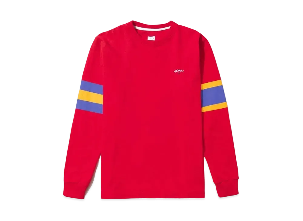 Noah Long Sleeve Practice Top "Red"