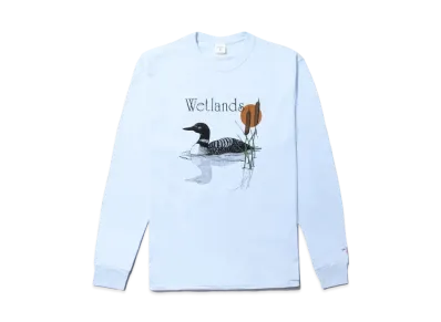 Noah Wetlands LS Tee "Light Blue"