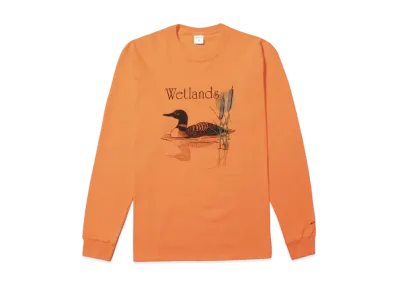 Noah Wetlands LS Tee "Orange"