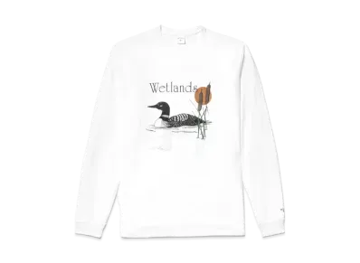 Noah Wetlands LS Tee "White"