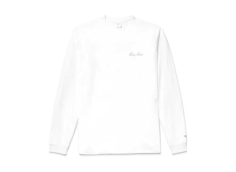 Noah x Roxy Music Song Titles LS Tee "White"