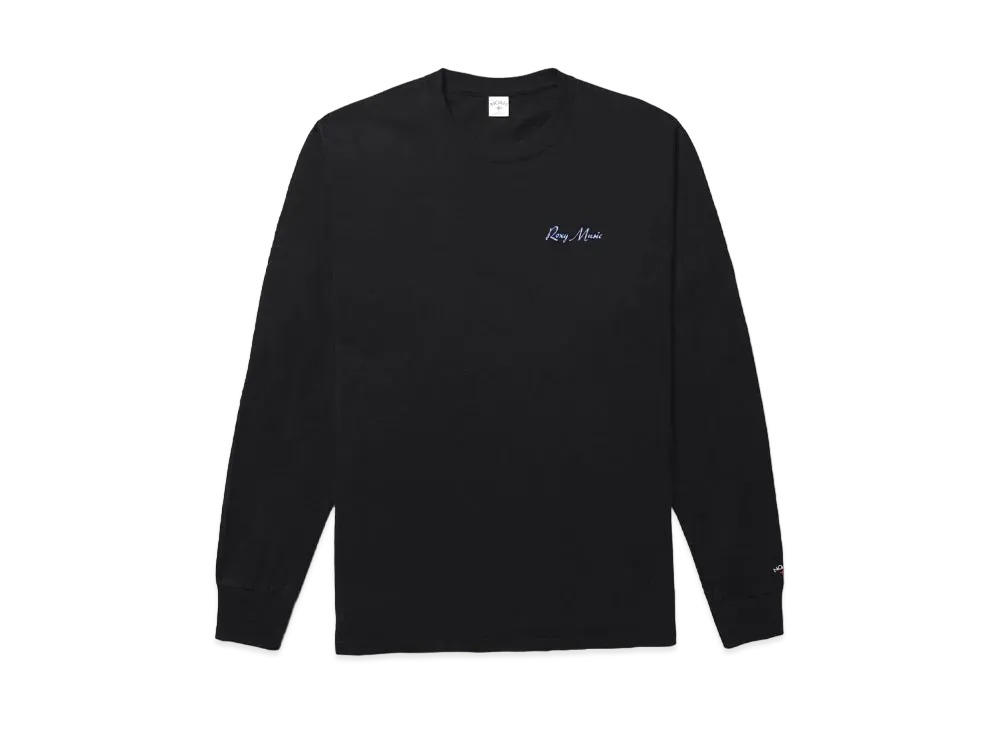 Noah x Roxy Music Song Titles LS Tee "Black"