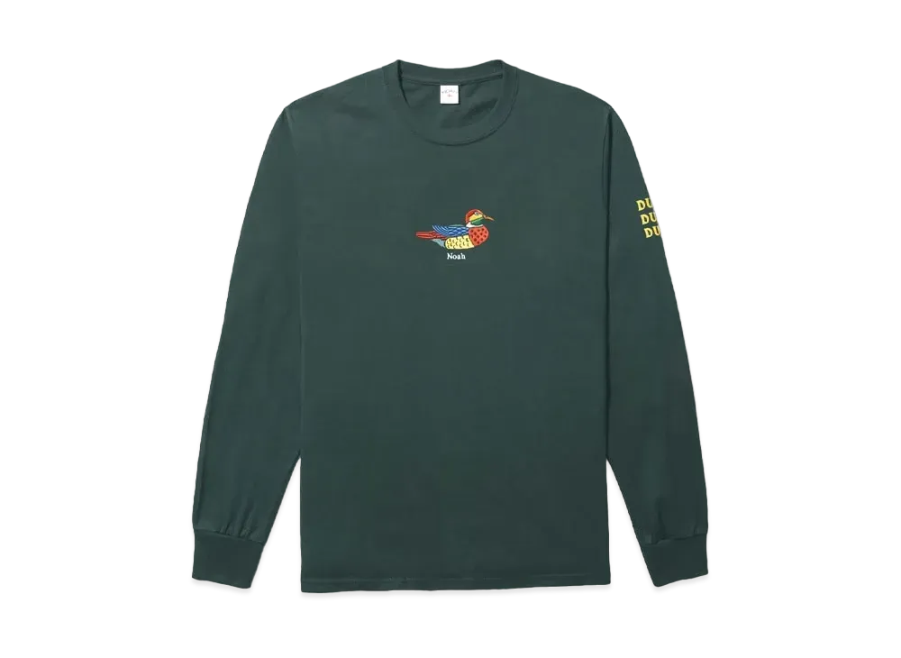 Noah Duck LS Tee "Dark Green"