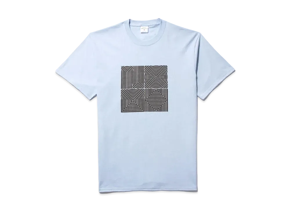 Noah Fingerprint Tee "Light Blue"
