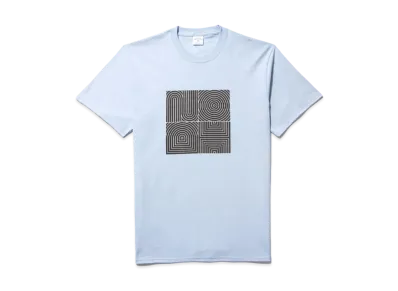 Noah Fingerprint Tee "Light Blue"