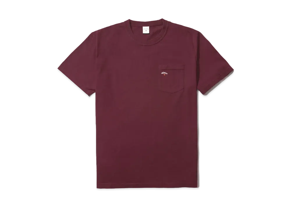 Noah Pocket Tee "Burgundy"