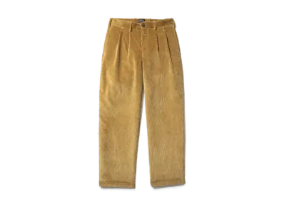 Noah Double-Pleat Corduroy Trouser "Fern"