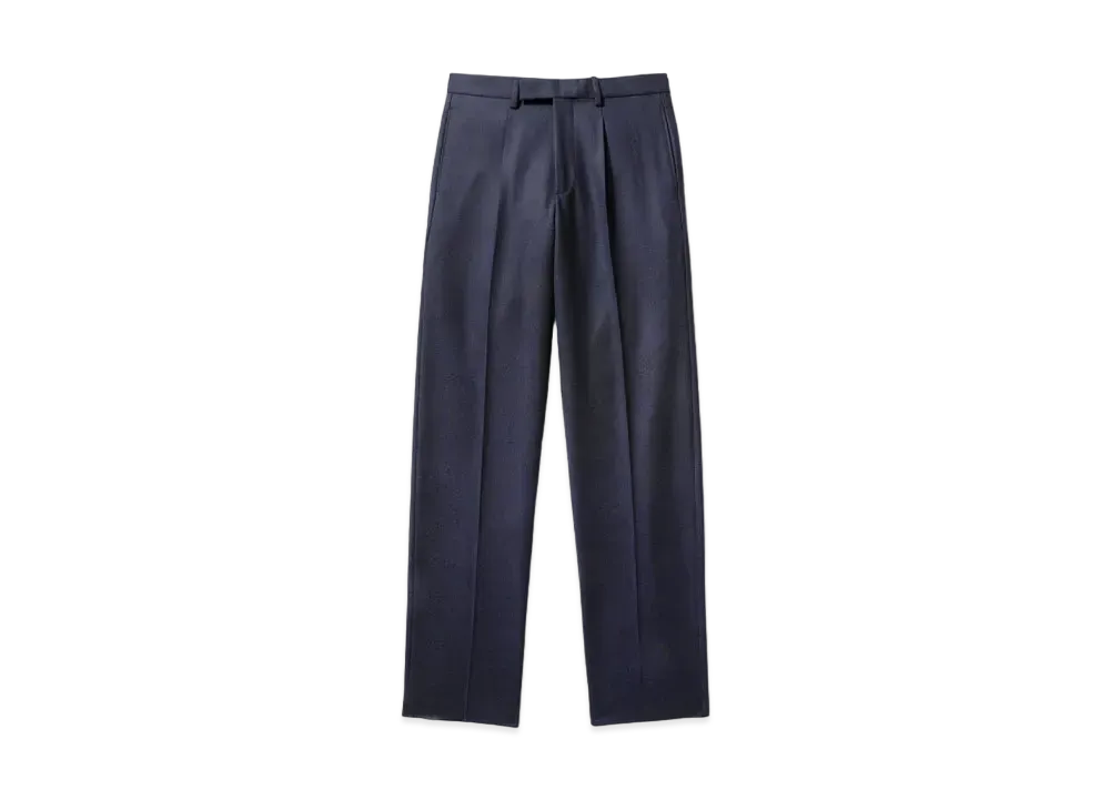 Noah Single-Pleat Trouser "Dark Navy"