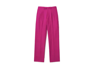 Noah Single-Pleat Trouser "Hot Pink"