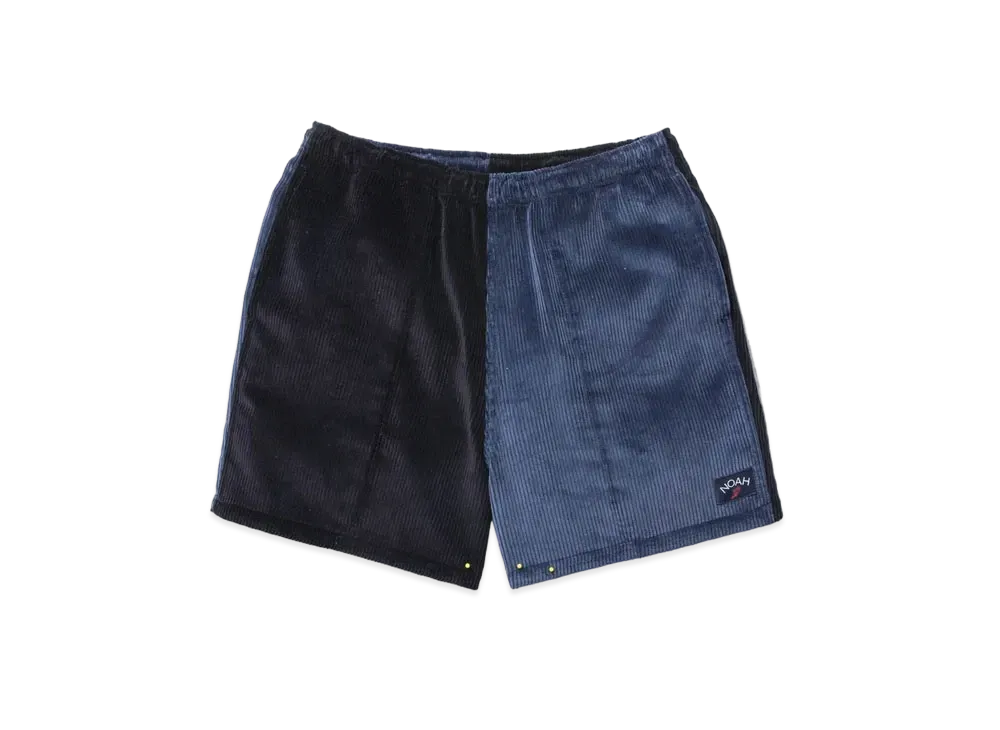 Noah Two-Tone Corduroy Running Shorts "Dark Blue"