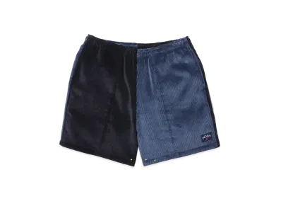 Noah Two-Tone Corduroy Running Shorts "Dark Blue"