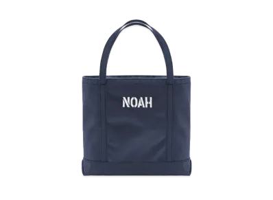 Noah Herringbone Tote "Navy"