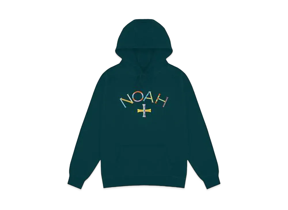 Noah EMBROIDERED CORE LOGO SUMMER HOODIE 