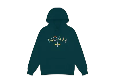 Noah EMBROIDERED CORE LOGO SUMMER HOODIE "Lb"