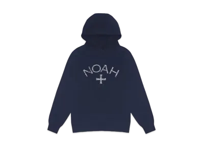 Noah Zebra Core Logo Hoodie "Navy"