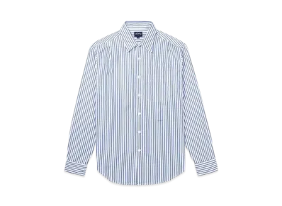Noah Ls Striped Shirt "Blue"
