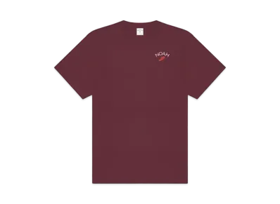 Noah WINGED FOOT CONTRAST POCKET TEE "Burgundy"