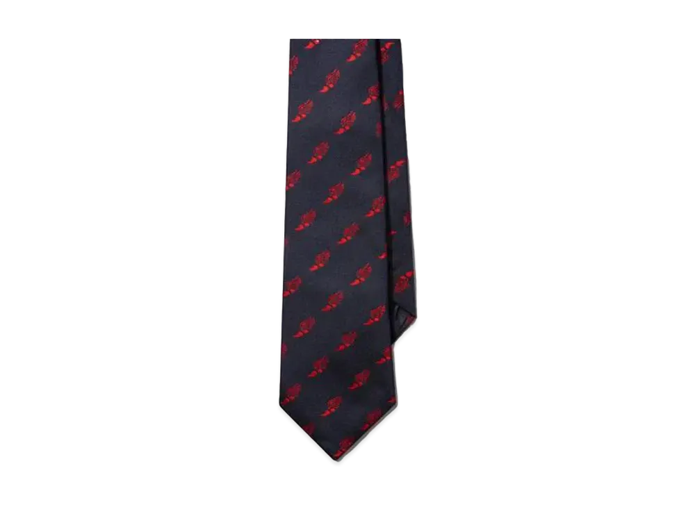 Noah WINGED FOOT NECKTIE "Navy"