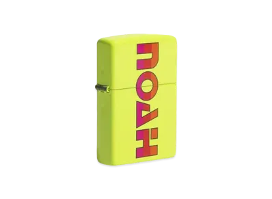 Noah REL LOGO ZIPPO "Neon Yellow"