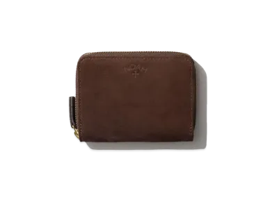 Noah SUEDE ZIP WALLET "Brown"