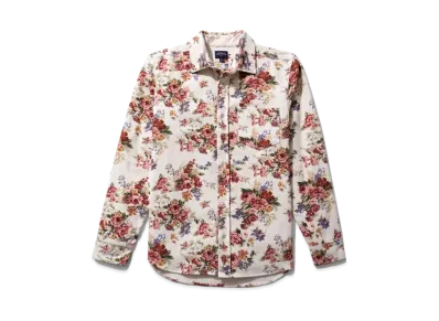 Noah Floral Shirt "Dark Brown"