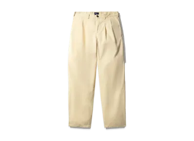 Noah Chino Twill Double-Pleat Pants "Maize"