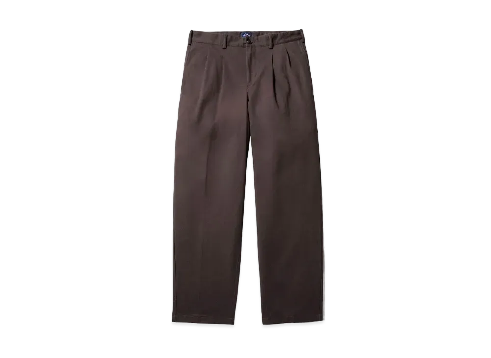 Noah Chino Twill Double-Pleat Pants 