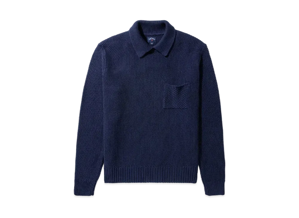 Noah Seed Stitch Collar Sweater 