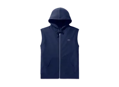 Noah Sleeveless Zip-Up "Navy"