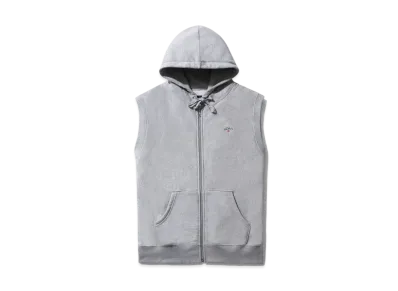Noah Sleeveless Zip-Up "Heather Grey"