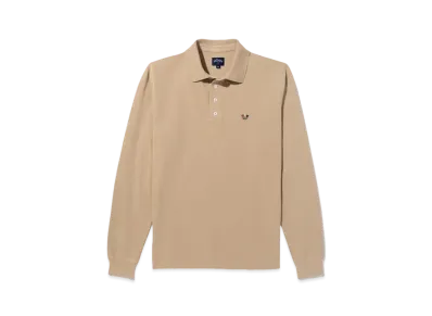 Noah Long Sleeve Pique Polo "Camel"