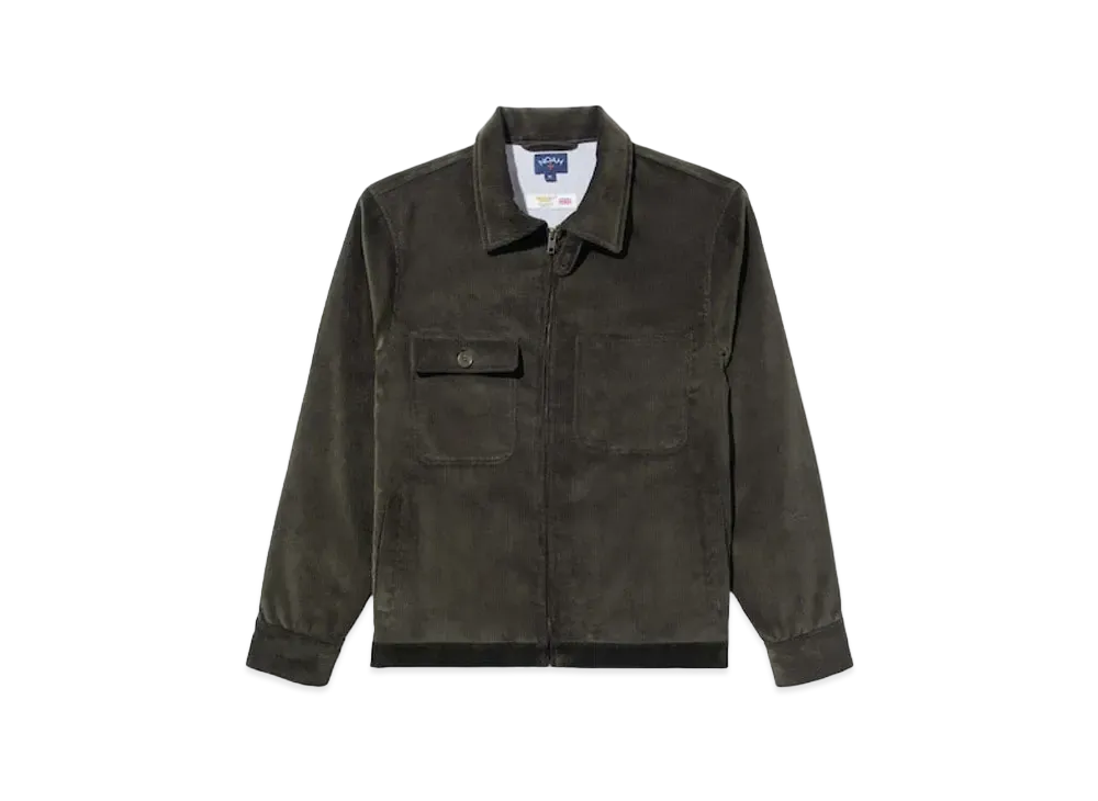 Noah Corduroy Work Jacket "Dark Olive"
