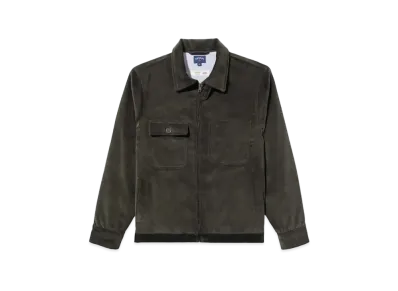 Noah Corduroy Work Jacket "Dark Olive"