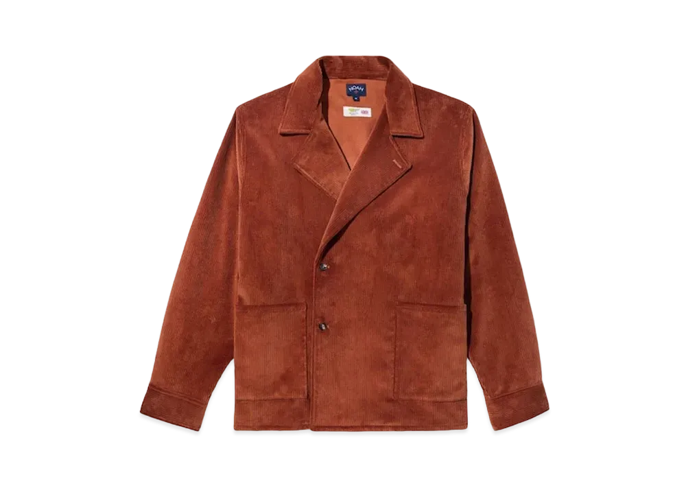 Noah Double-Breasted Corduroy Shirt "Cinnamon"