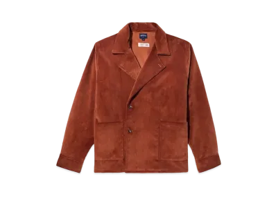 Noah Double-Breasted Corduroy Shirt "Cinnamon"