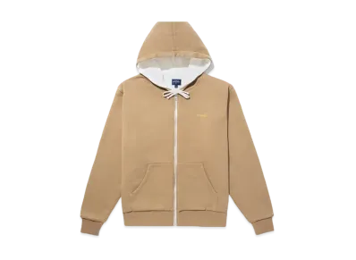 Noah Thermal Lined Zip-Up Hoodie "Dark Tan"