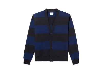 Noah Hoop Stripe Cardigan "Black/Navy"
