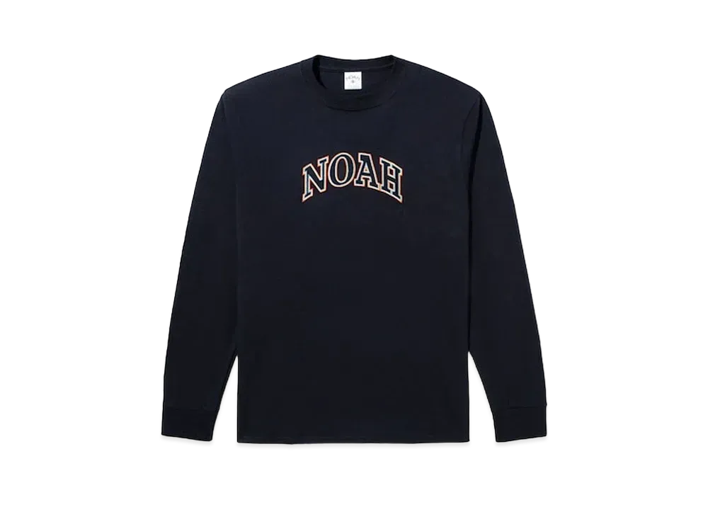 Noah Tricolor Long Sleeve Tee "Black"