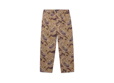 Noah Paisley Double-Pleat Pants "Paisley Print"