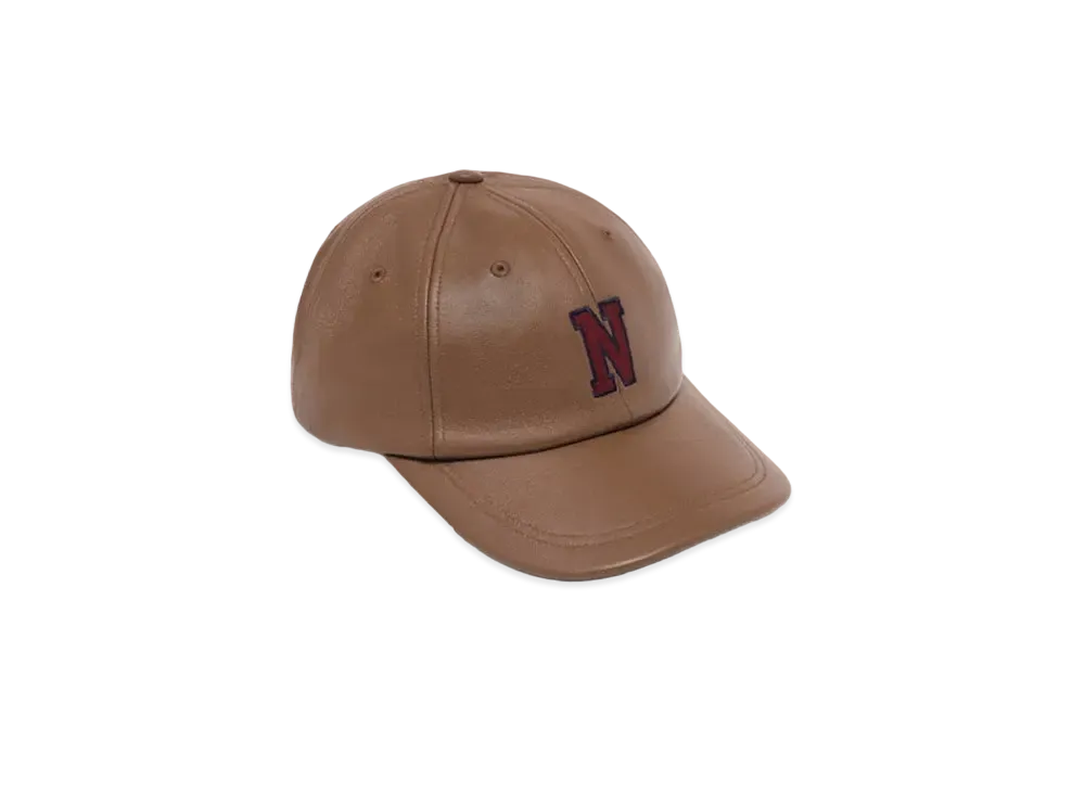 Noah Leather Collegiate 6-Panel "Tan"