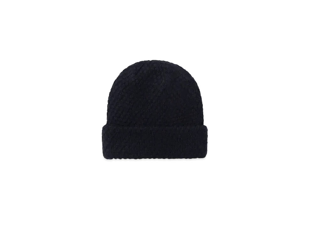 Noah Bubble Knit Wool Beanie "Black"