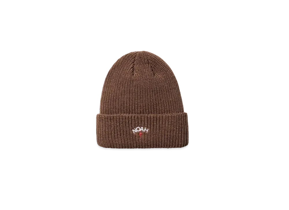ノア コア ロゴ ビーニー "ブラウン"