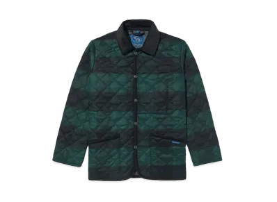 Noah x Lavenham Buffalo Check Denham Jacket "Green"